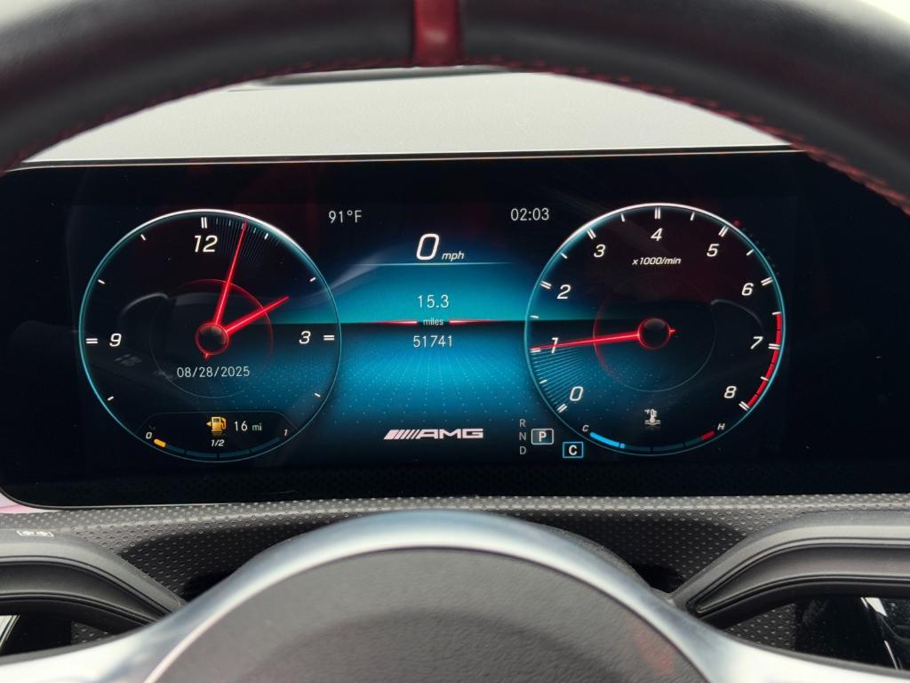 used 2021 Mercedes-Benz AMG CLA 35 car, priced at $26,500