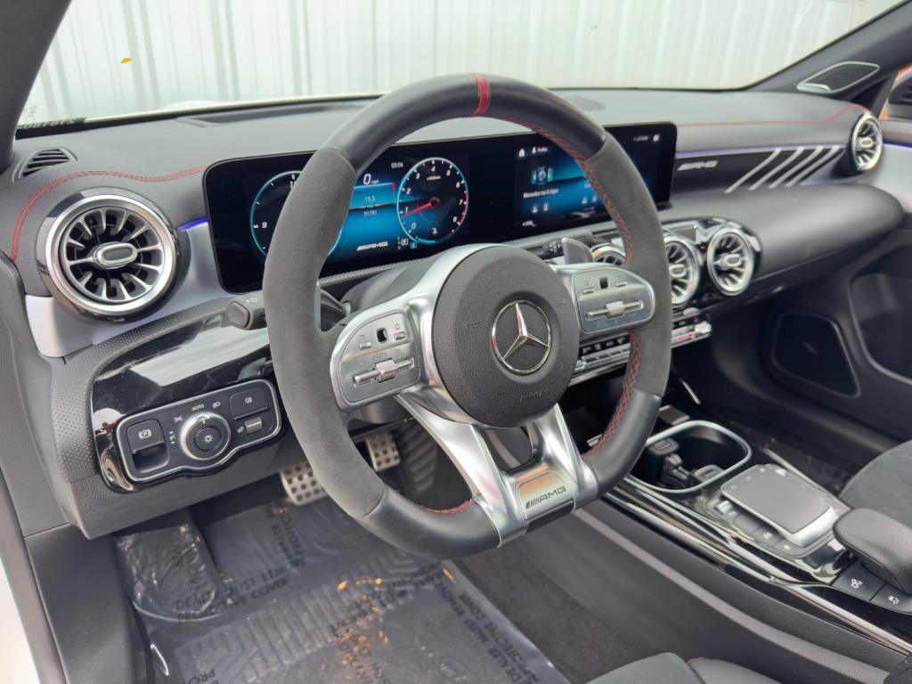 used 2021 Mercedes-Benz AMG CLA 35 car, priced at $26,500