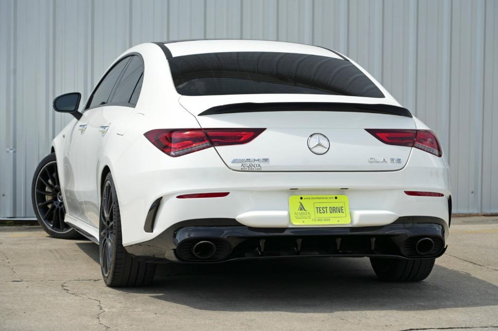 used 2021 Mercedes-Benz AMG CLA 35 car, priced at $26,500