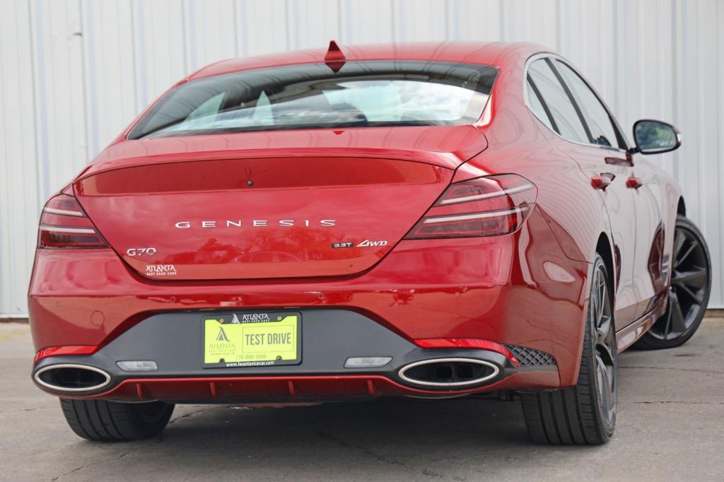 used 2022 Genesis G70 car, priced at $27,000