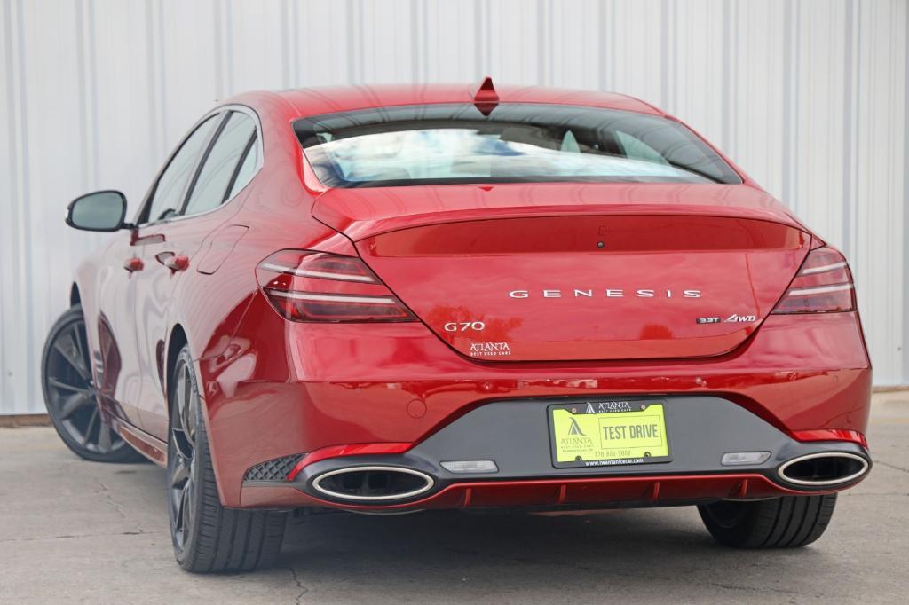 used 2022 Genesis G70 car, priced at $27,000