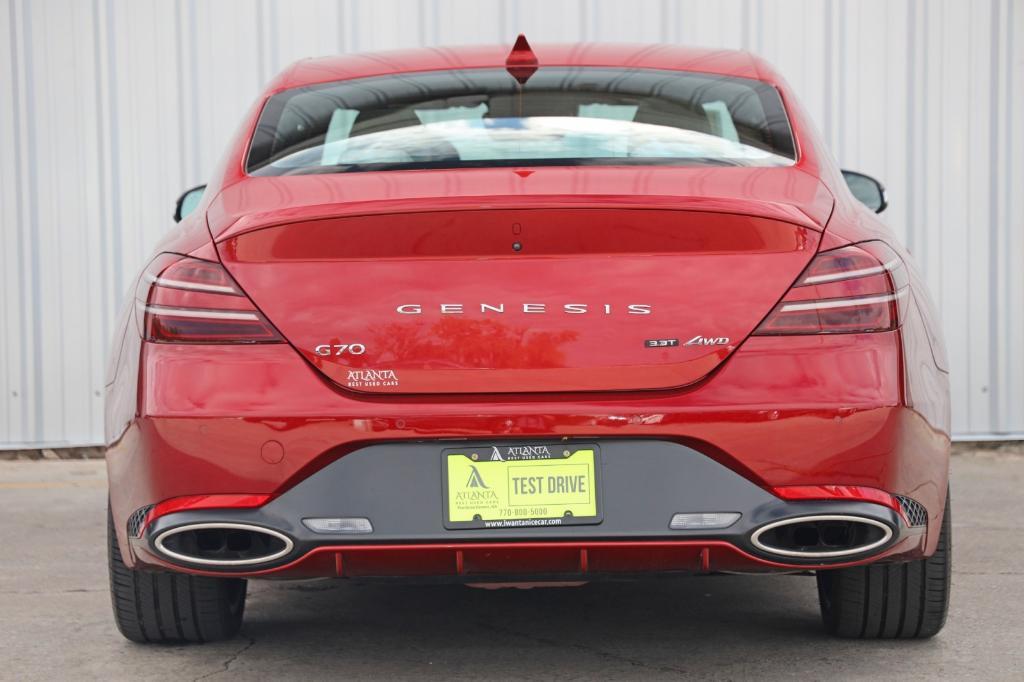 used 2022 Genesis G70 car, priced at $27,000