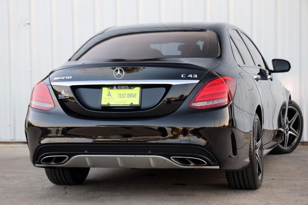 used 2018 Mercedes-Benz AMG C 43 car, priced at $21,000