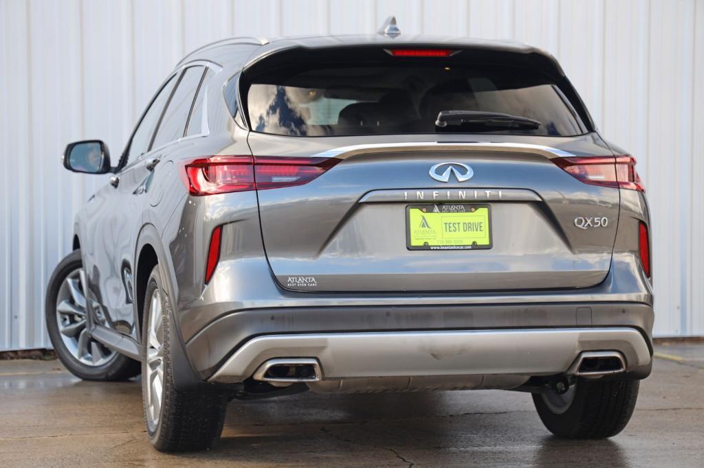 used 2022 INFINITI QX50 car, priced at $27,500