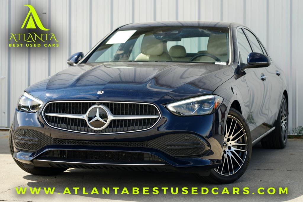 used 2022 Mercedes-Benz C-Class car, priced at $27,500