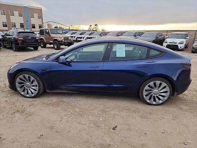 used 2022 Tesla Model 3 car, priced at $31,888