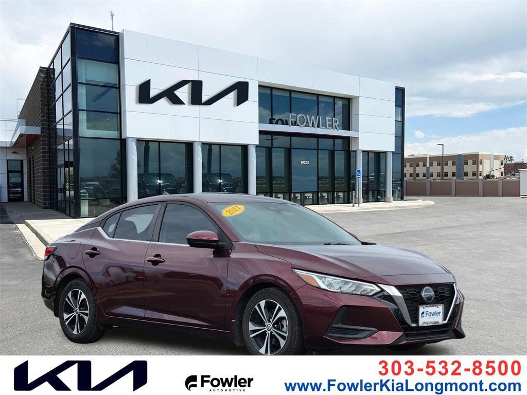 used 2021 Nissan Sentra car, priced at $14,890
