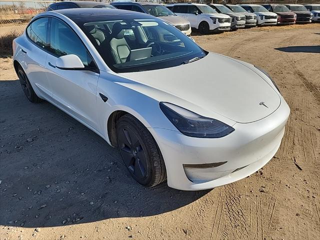 used 2023 Tesla Model 3 car, priced at $27,222