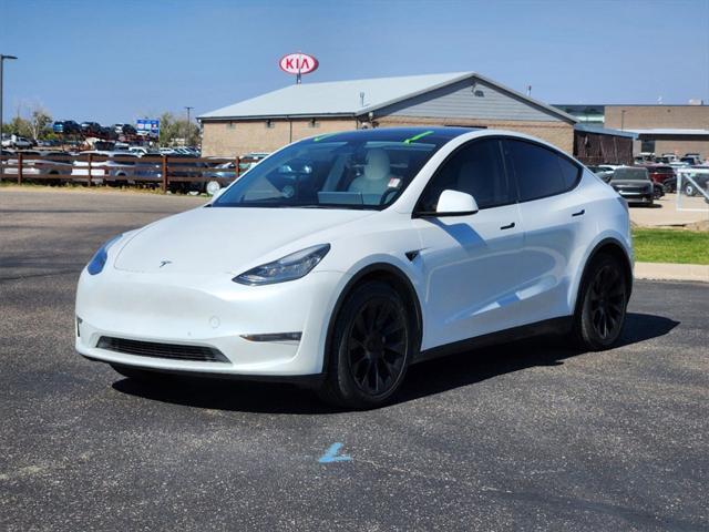 used 2021 Tesla Model Y car, priced at $28,222