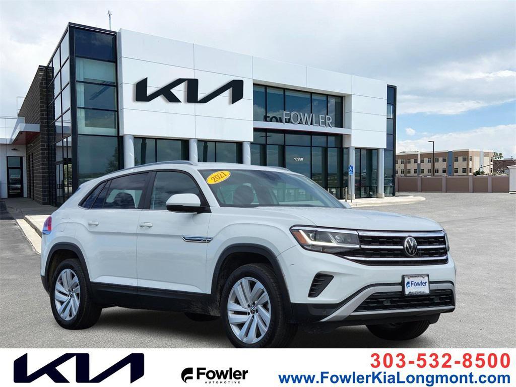 used 2021 Volkswagen Atlas Cross Sport car, priced at $21,685