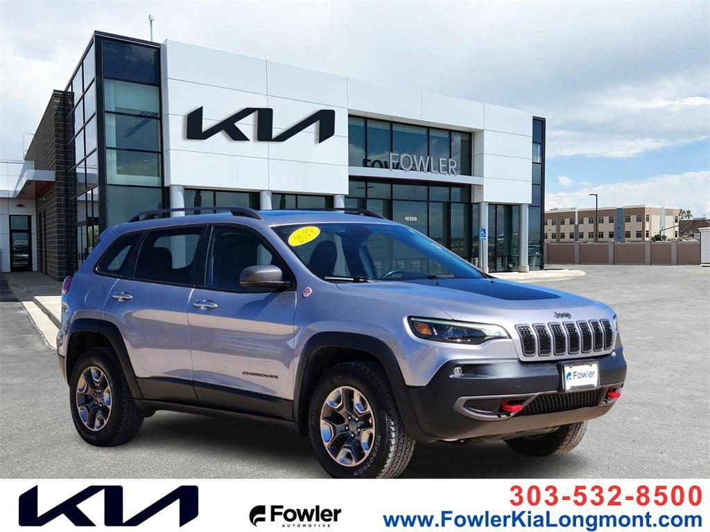 used 2019 Jeep Cherokee car, priced at $18,663