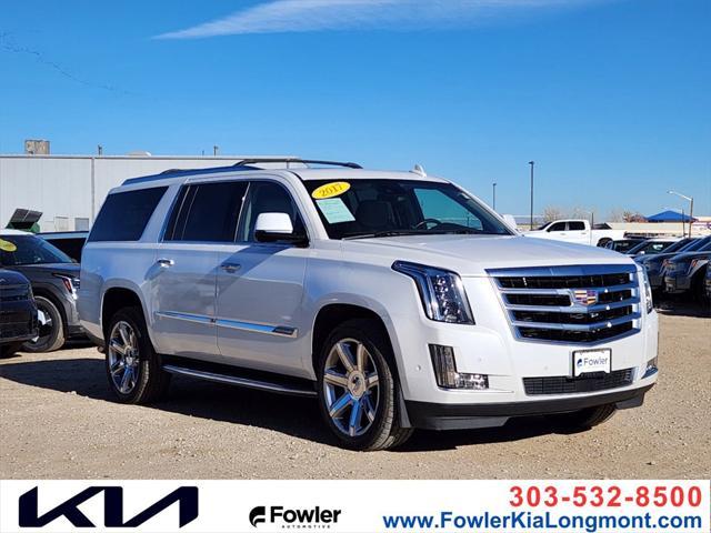 used 2017 Cadillac Escalade ESV car, priced at $35,222