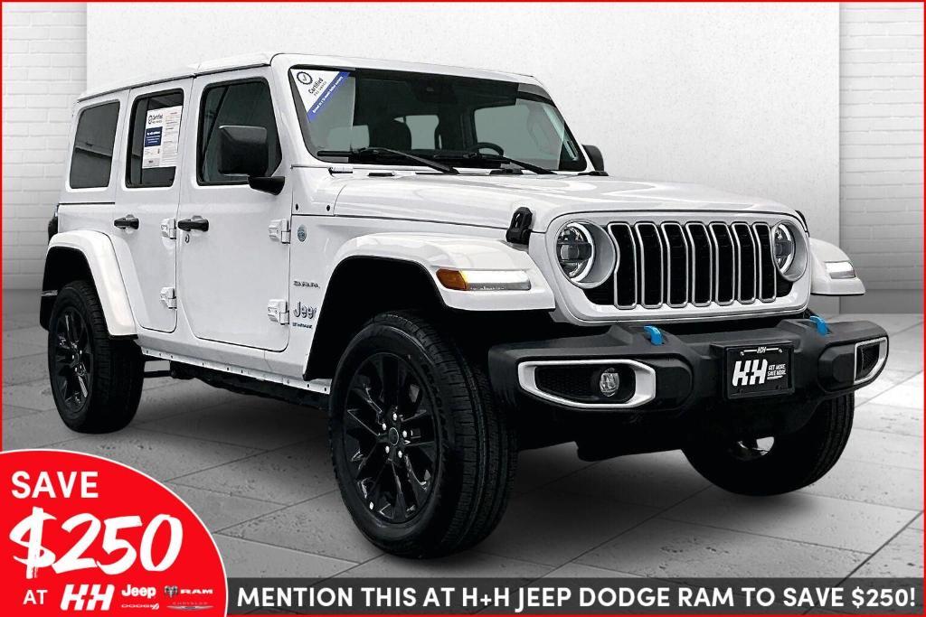 used 2024 Jeep Wrangler 4xe car, priced at $33,444
