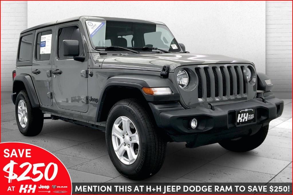 used 2021 Jeep Wrangler Unlimited car, priced at $33,995
