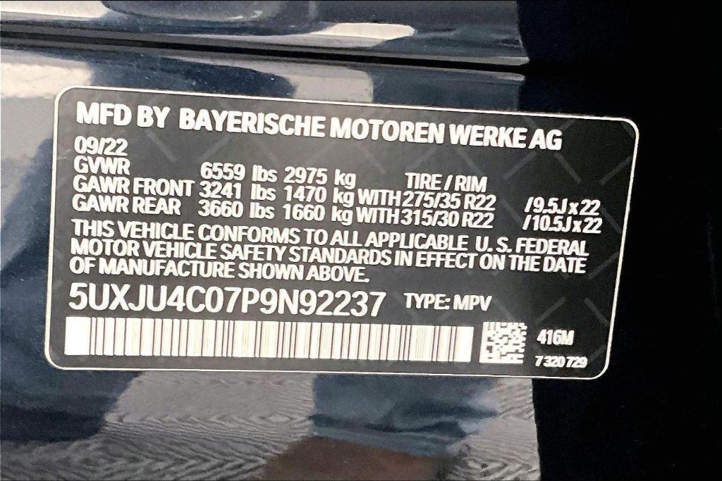 used 2023 BMW X5 car, priced at $57,987