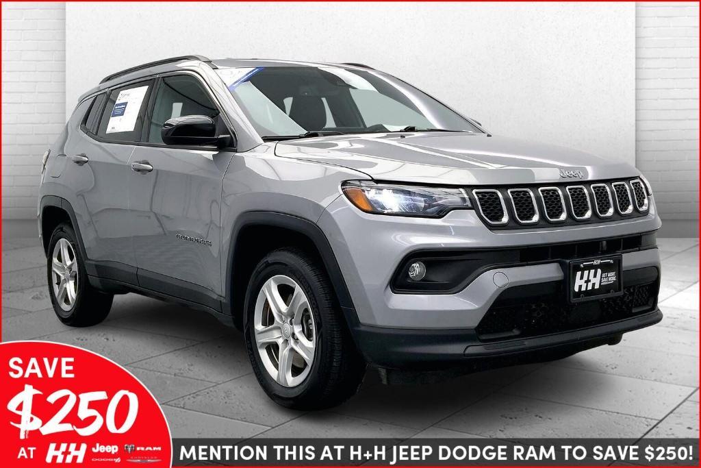 used 2023 Jeep Compass car, priced at $25,555