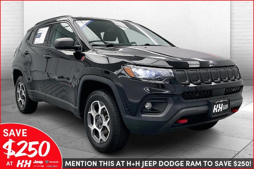 used 2022 Jeep Compass car, priced at $22,899