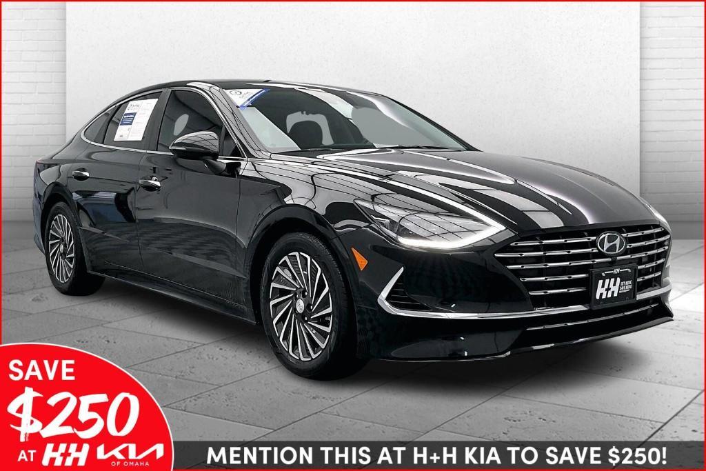 used 2022 Hyundai Sonata Hybrid car, priced at $25,500