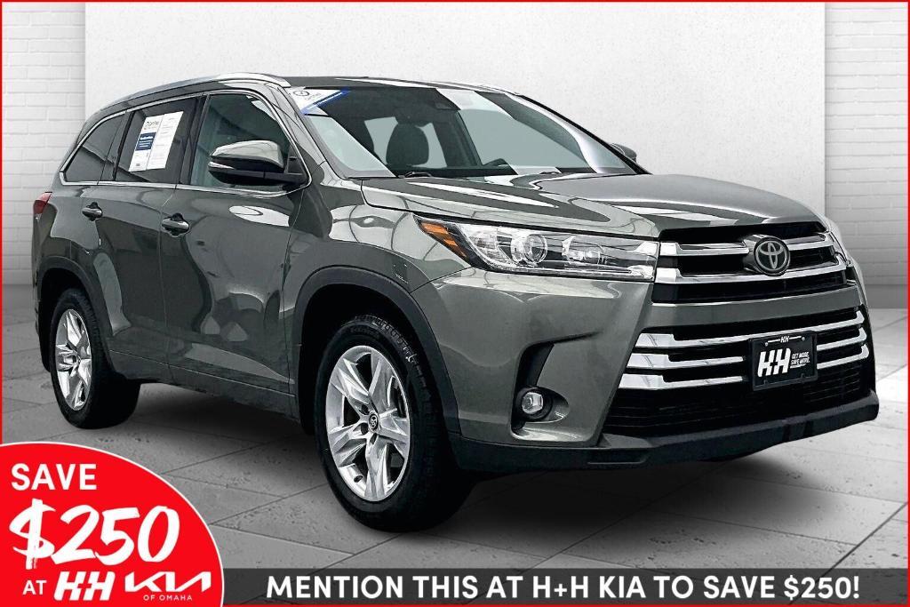 used 2019 Toyota Highlander car, priced at $27,000