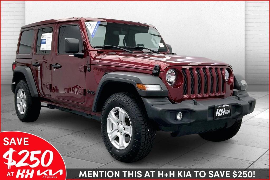 used 2022 Jeep Wrangler Unlimited car, priced at $30,000