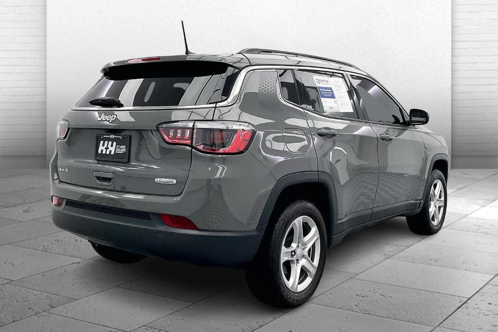 used 2023 Jeep Compass car, priced at $24,350