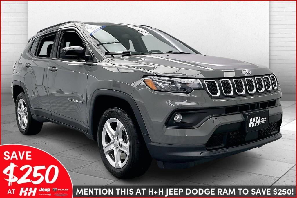 used 2023 Jeep Compass car, priced at $24,350
