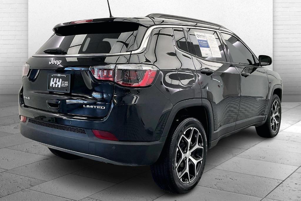 used 2024 Jeep Compass car, priced at $27,300