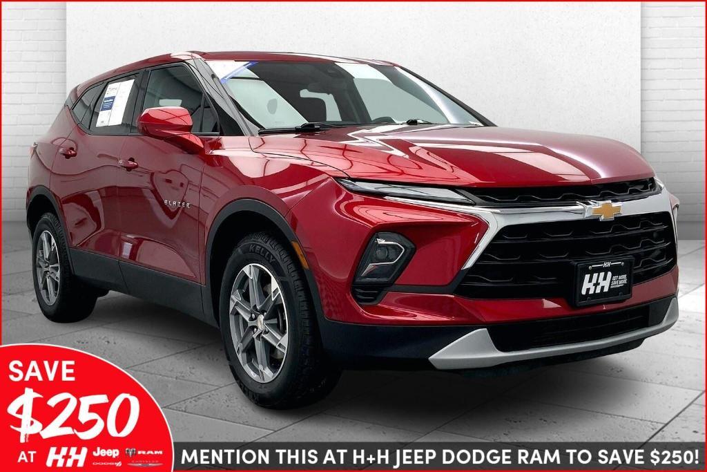 used 2023 Chevrolet Blazer car, priced at $27,340