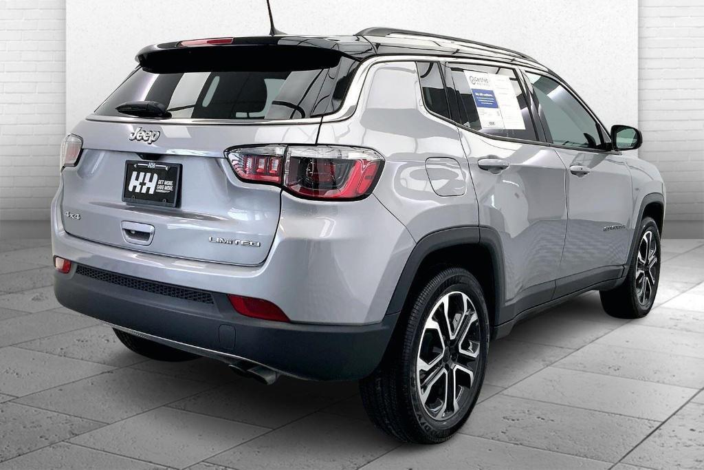 used 2022 Jeep Compass car, priced at $24,444
