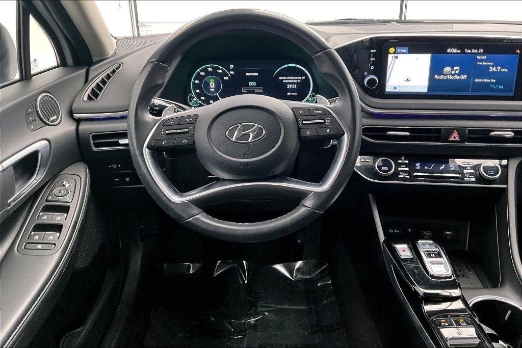 used 2021 Hyundai Sonata Hybrid car, priced at $20,500