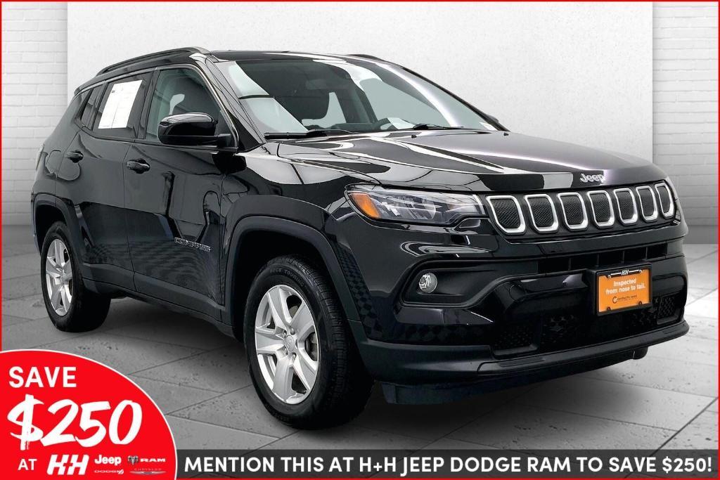 used 2022 Jeep Compass car, priced at $21,498