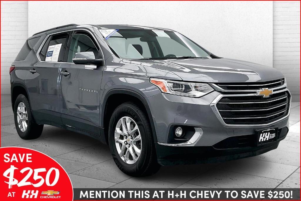 used 2021 Chevrolet Traverse car, priced at $21,495
