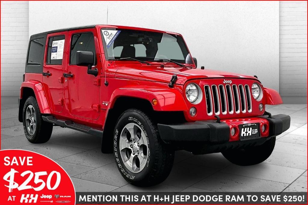 used 2018 Jeep Wrangler JK Unlimited car, priced at $26,890