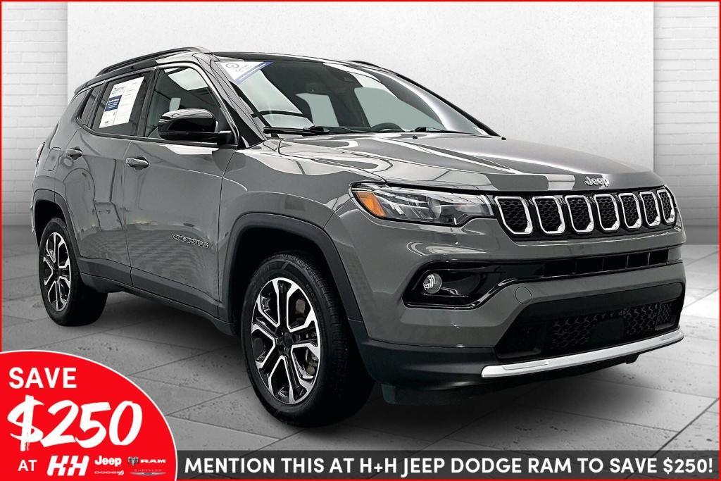 used 2023 Jeep Compass car, priced at $23,400