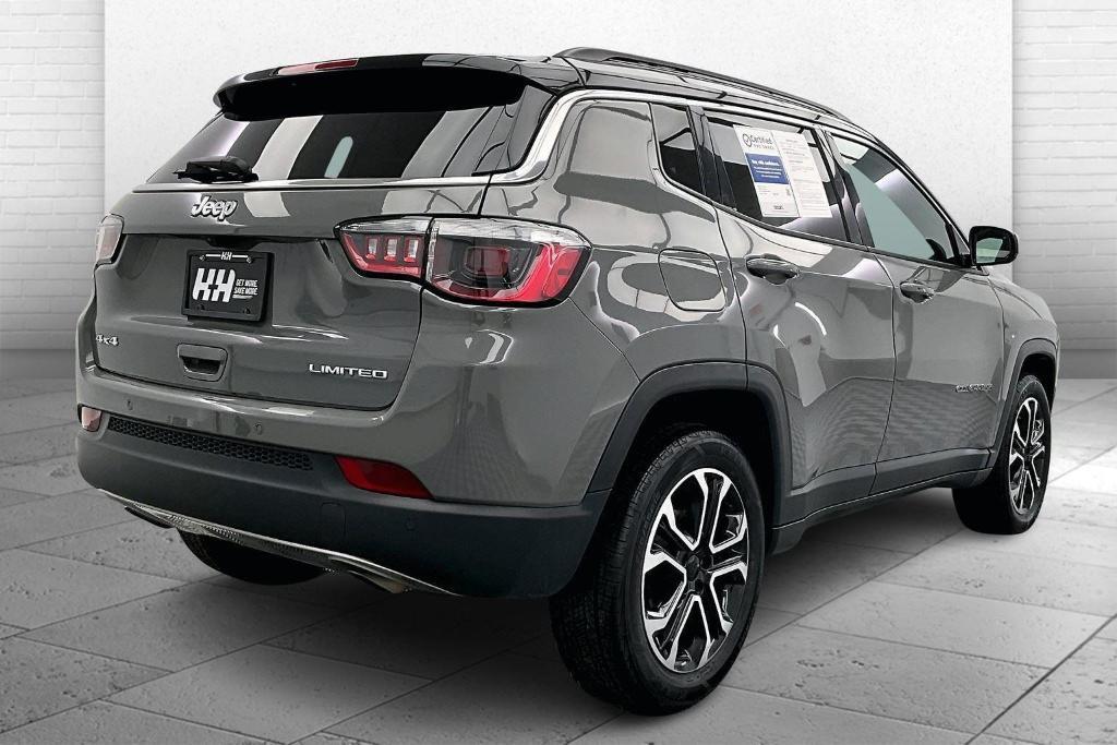 used 2023 Jeep Compass car, priced at $23,400