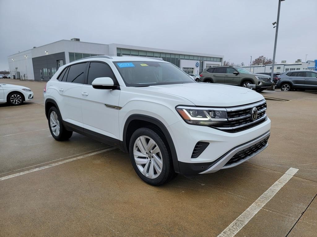 used 2022 Volkswagen Atlas Cross Sport car, priced at $28,000