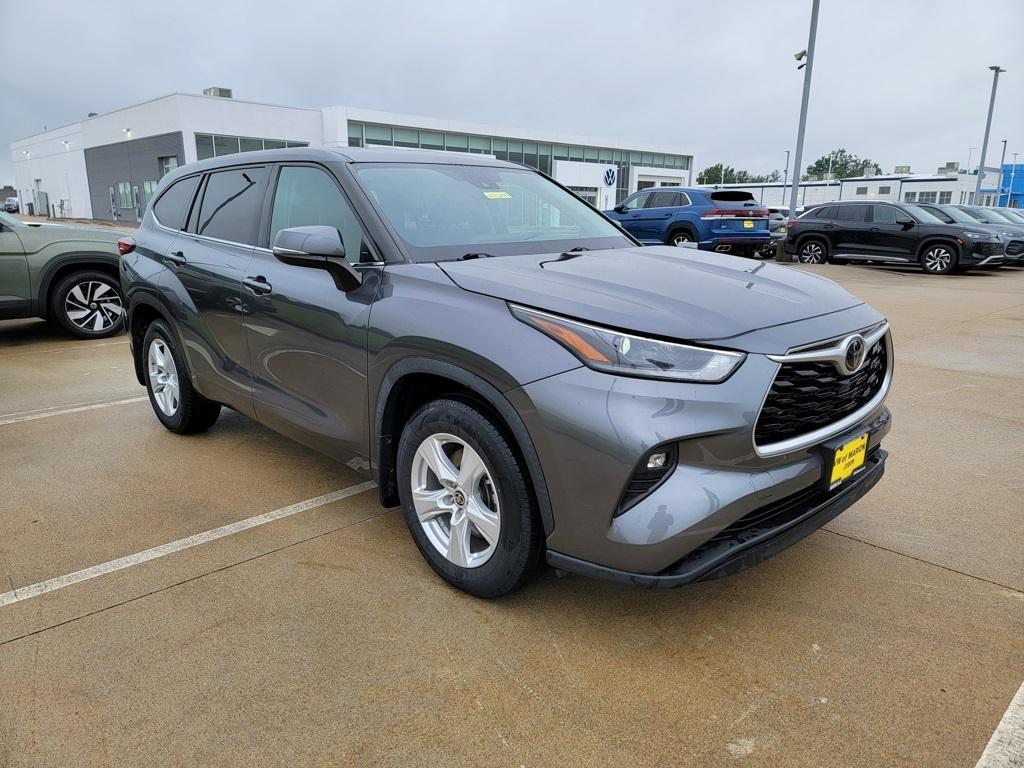 used 2021 Toyota Highlander car, priced at $25,000