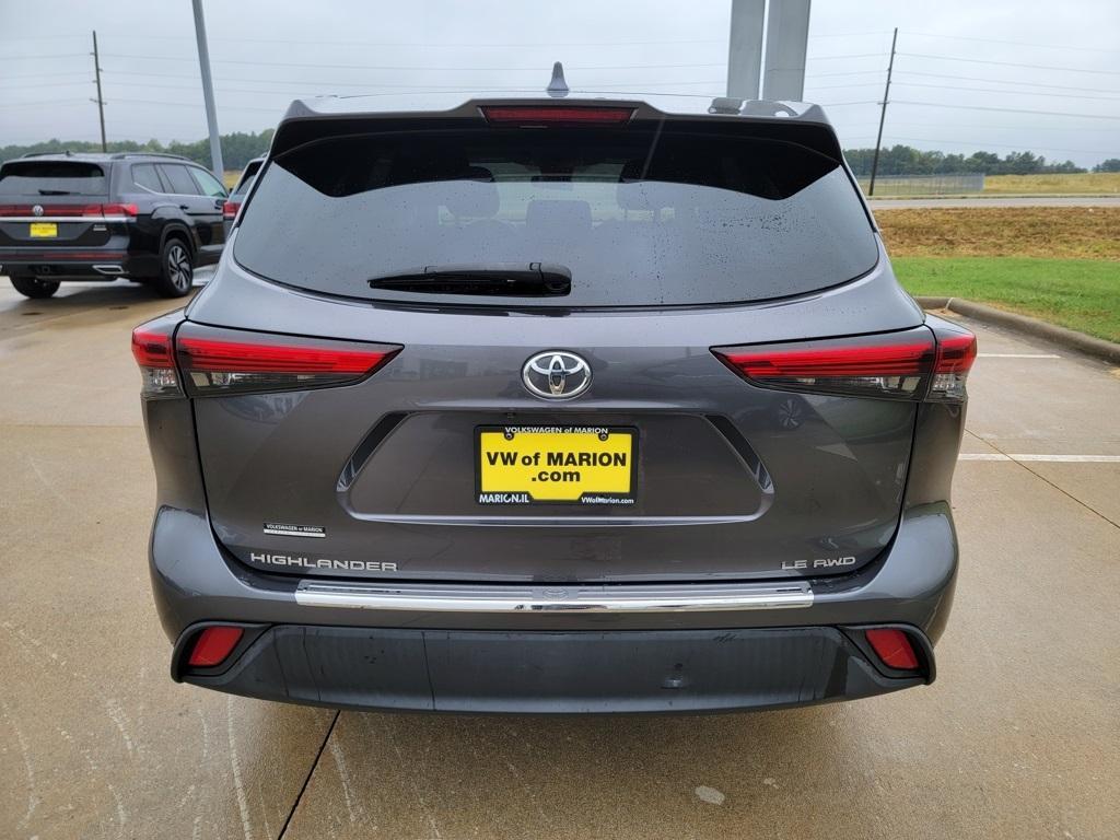 used 2021 Toyota Highlander car, priced at $25,000