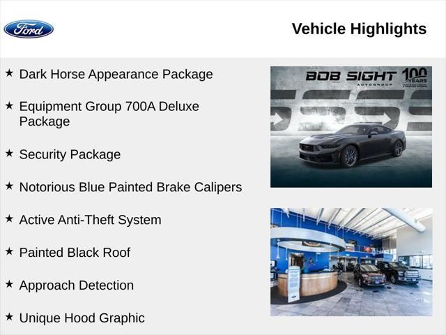 new 2025 Ford Mustang car, priced at $75,360