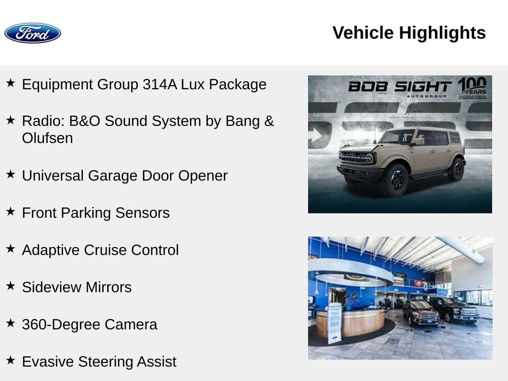 new 2025 Ford Bronco car, priced at $56,155