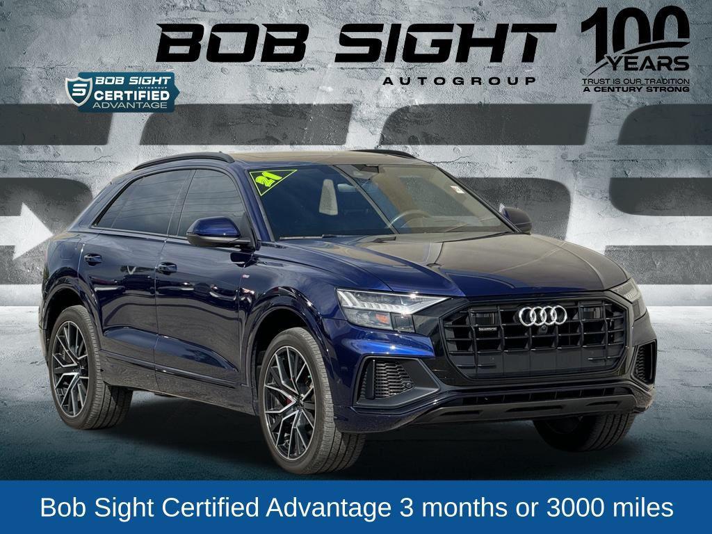 used 2021 Audi Q8 car, priced at $44,718