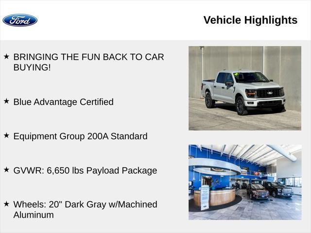 new 2024 Ford F-150 car, priced at $45,750