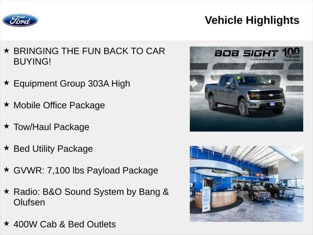 new 2024 Ford F-150 car, priced at $56,300
