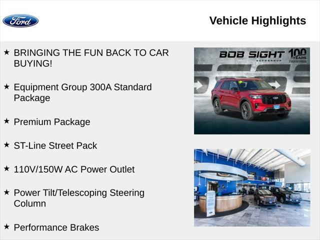 new 2025 Ford Explorer car, priced at $48,456