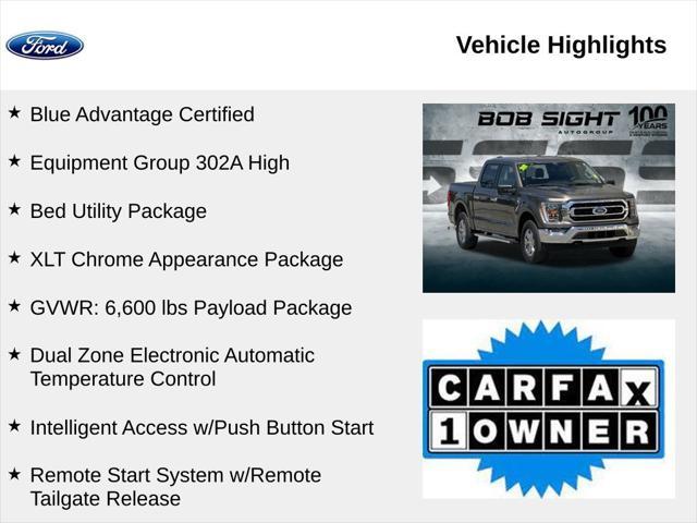 used 2022 Ford F-150 car, priced at $41,163