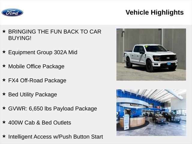 new 2024 Ford F-150 car, priced at $52,200