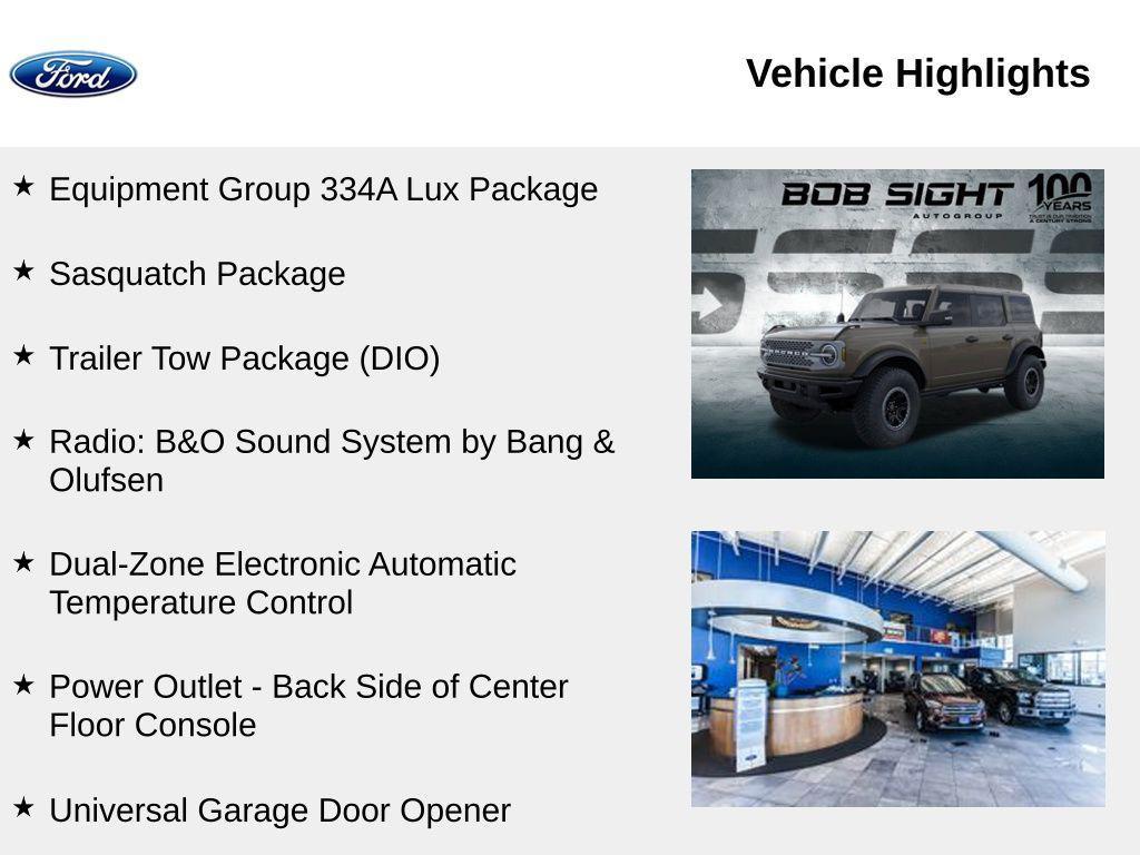 new 2025 Ford Bronco car, priced at $68,500