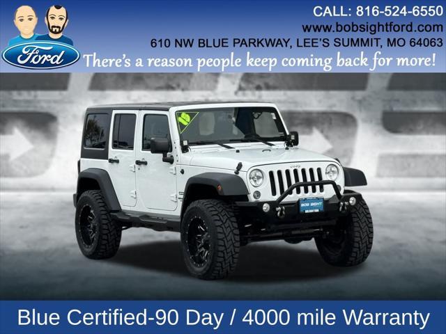 used 2015 Jeep Wrangler Unlimited car, priced at $20,987