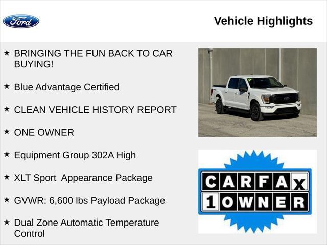 used 2021 Ford F-150 car, priced at $38,456