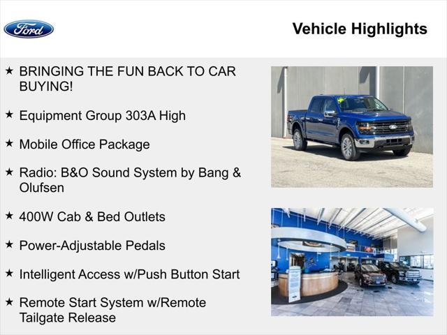 new 2024 Ford F-150 car, priced at $58,200